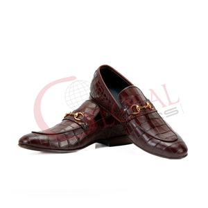 รองเท้าโลฟเฟอร์ลำลองแบบทางการสำหรับผู้ชาย หนังแท้ ทำมือ พร้อมโลโก้แบบกำหนดเองใหม่ - Product Image 2