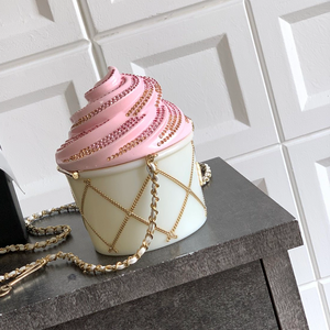 กระเป๋าสะพายข้างทรงมินิ ดีไซน์หรูหรา สำหรับสุภาพสตรี ทำจากอะคริลิคพลาสติก พร้อมฝาปิดแบบเล็ก ใช้เป็นกระเป๋าคลัทช์สำหรับงานเลี้ยงตอนเย็นหรืองานแต่งงาน แฟชั่นกระเป๋าถือสุดหรู - Product Image 1