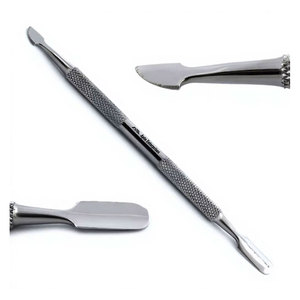 Herramienta Profesional de Acero Inoxidable para el Cuidado de las Uñas: Empujador de Cutículas, Cuchara, Removedor, Lima y Limpiador de Uñas para Manicura y Pedicura - Product Image 1