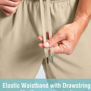 Pantalones Cortos Deportivos Flexibles con Cintura Suave, Ligeros, Casuales, para Uso Diario, Servicio OEM Personalizado, Elegantes - Product Image 5