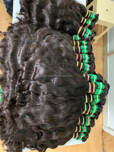 Extensions de cheveux de temple indien bruts super doublement étirés de Chennai Matériau de cheveux humains de haute qualité - Product Image 2