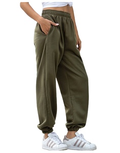 ที่กําหนดเองสุภาพสตรีกีฬาผู้หญิงกางเกงออกกําลังกาย Joggers ผู้หญิงสบายๆ Zip Up ผู้หญิง Joggers - Product Image 1