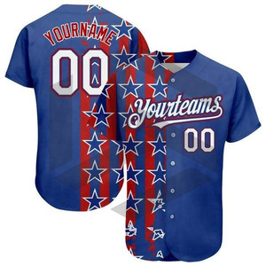 New Fashion White Quick Dry Sublimated Baseball & Softball Jersey Custom Sportswear Breathable Plus Size Baseball Shirts - Product Image 1