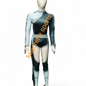 Traje de Baile para Mujer, Ropa de Entrenamiento Transpirable, Textura Suave, Ropa de Ensayo, Diseño Ligero y Cómodo - Product Image 1