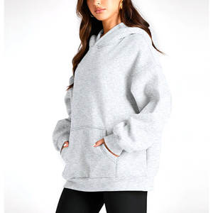 Sudaderas con Capucha de Invierno para Mujer al por Mayor, Sudadera de Forro Polar de Manga Larga, Sudaderas con Capucha y Sudaderas de Moda Urbana para Mujer - Product Image 1