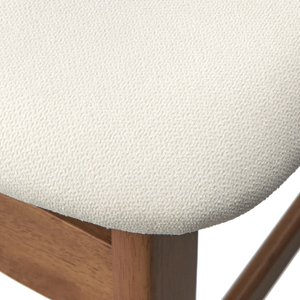 Juego de Comedor Moderno de Madera, Mesa Rectangular de 4 Piezas con Sillas con Respaldo de Mimbre, Diseño de Mediados de Siglo, Muebles para el Hogar - Product Image 3