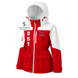 Delta |   Sigma |   Chaqueta Impermeable con Capucha para Mujer Theta Sorority, Chaqueta Deportiva de Tela Suave, Impermeable, Artículos Griegos - Product Image 2