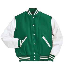 Wholesale Custom Latest Designs Long Sleeve Baseball Hooded Varsity Jacket Unisex Patchwork 100% Wool Winter <b>Plain</b> Blank - Product Image 3