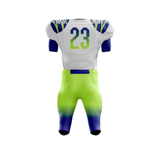 Ensemble de maillots de football américain personnalisés pour jeunes, 100% polyester, manches courtes, uniforme sportif - Product Image 3