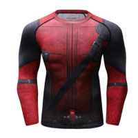 เสื้อรัดรูปผู้ชายทรงสลิมฟิตสำหรับ MMA ออกกำลังกาย ผลิตจากผ้าสแปนเด็กซ์และโพลีเอสเตอร์ แขนสั้น พิมพ์ลายด้วยเทคนิค Heat-Transfer ระบายอากาศได้ดี ออกแบบลายพิมพ์ได้ตามต้องการ - Product Image 2