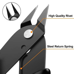 Stainless Steel Hair Extension Pliers Keratin Bond Cutting Wire Flush <b>Cutters</b> Professional Clippers Nippers Reusable Salon Hair - Product Image 2
