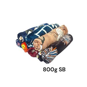 1 KG Luxury Soft Flannel Raschel Winter Blanket for Single <b>Bed</b> - Product Image 3