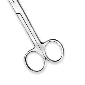 Ciseaux ordinaires pour pansements Lister, en acier inoxydable, à anneau de maintien arrondi, réutilisables, pour la coupe de pansements chirurgicaux, finition argentée - Product Image 4