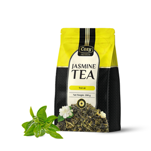 Thé vert biologique international à l'exportation, thé biologique de haute qualité en vrac avec certification, thé au jasmin, sachet refermable personnalisé - Product Image 1