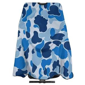 Hairdressing Cape <b>Pink</b> Purple Black Camouflage Print Polyester Non-Stick Hair Salon Barber Use 140x160cm - Product Image 5