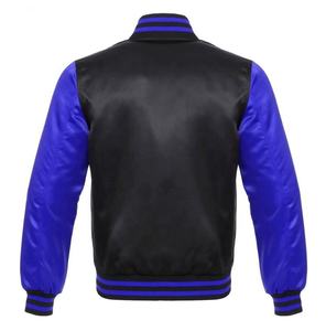Chaqueta de Béisbol OEM Personalizada, Chaqueta Varsity de Satén de Moda Invernal para Hombre y Mujer, Transpirable, Tallas Grandes - Product Image 4