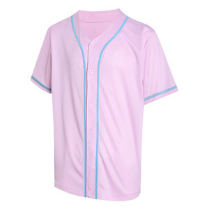 <b>Men</b> <b>Mesh</b> Baseball Jersey Custom Team Sportswear Breathable Fabric Wholesale Supplier - Product Image 1