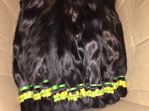 Cabello Indio 100% Virgen, Cutícula Intacta y Alineada, Sin Enredos, Textura Lisa, Ondulada, Rizada, Sin Procesar, de un Solo Donante, Tejido a Mano - Product Image 1