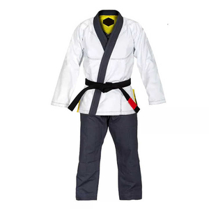 ชุดยูโด Qaswa Sports BJJ Jitsu ขายดีที่สุด ระบายอากาศได้ดี แห้งเร็ว ทนทาน น้ำหนัก 220 กรัม ซักง่าย รับสกรีนโลโก้ ผลิตจากโพลีเอสเตอร์/คอตตอน สำหรับทุกเพศ - Product Image 1