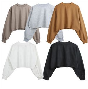 2025 unisexe coton polaire hauts personnalisable Logo et taille col rond sweat Offre Spéciale hiver tricoté porter - Product Image 5