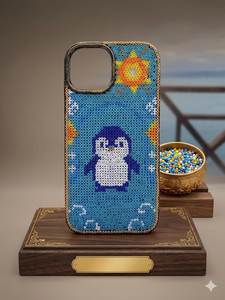 Funda de Teléfono Personalizada con Bordado Floral y Cuentas, Diseño Hecho a Mano, Funda de Celular de Lujo, Decorativa - Product Image 2