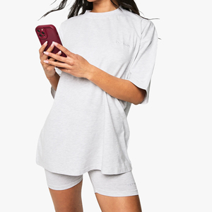 Camiseta de Alta Gama de 245g, Protección Solar, Secado Rápido, Antibacteriana, Tecnología 5 en 1, Fresca y Transpirable, Conjuntos de Ropa Urbana para Mujer - Product Image 1