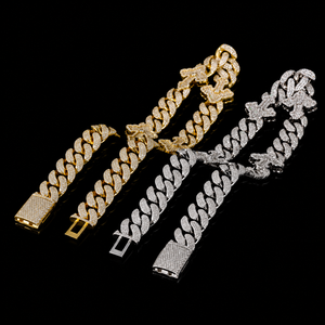 Best Personalized Full Iced Cross Hip Hop Man's Moissanite Diamond Pave Setting <b>Solid</b> Gold Precious Man's and Women's Jewelry - Product Image 3