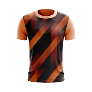 Camiseta de Hombre de Punto Grueso con Tie-Dye, Spandex/Poliéster, Corte Regular, Estilo Minimalista Normcore, Cuello Redondo, Manga Corta, Casual - Product Image 1