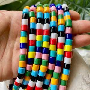 Cuentas redondas de cristal vintage de 3mm listas para enviar para muranos y manualidades de cristal natural Suelto - Product Image 1