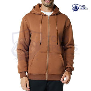 Nouveautés Mode Vêtements d'extérieur de qualité supérieure Respirants avec le meilleur fournisseur Confortables Sweats à capuche zippés pour hommes en différentes tailles - Product Image 2