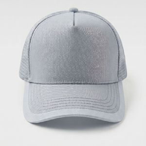 Casquette de baseball en coton lavé style trucker, dos en maille vintage, visière incurvée, ajustable, streetwear décontracté, broderie de logo personnalisée - Product Image 1