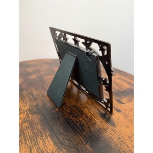 Handmade Metal Photo <b>Frame</b> Rectangular Silver Stars Moon Design Tabletop Horizontal Decorative Picture <b>Frame</b> - Product Image 2