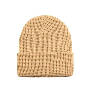 Bonnet en tricot unisexe noir en acrylique, couleur unie, décontracté, hiver, extérieur, pour adultes, 58-60CM, 2027 - Product Image 3