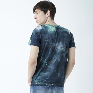 Tissu molletonné 100 % coton personnalisé, grande taille, épais, écologique, respirant, séchage rapide, coupe ample et imprimée pour homme - Product Image 6