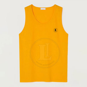 Camiseta sin Mangas para Hombre, Precio Económico, Diseño y Talla Personalizados, 100% Algodón Transpirable, Servicio OEM, para Fitness - Product Image 6