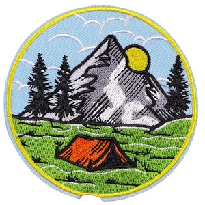 Manufacturer Custom Embroidered Patch Embroidered Logo Patches with <b>Puff</b> Embroidery Adhesive Iron-On Heat Transfer Badges - Product Image 1
