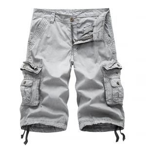 Pantalones Cortos Cargo para Hombre, Transpirables, con Logotipo Personalizado, Ajustados, a la Moda, con 6 Bolsillos y Cordón Ajustable - Product Image 4