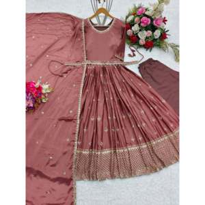Vestido de fiesta de diseñador para mujer con Conjunto elegante Pent y Dupatta - Product Image 3