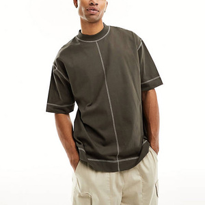 DUBBIX INDUSTRIES Men's Solid Color Short Sleeve Crew Neck T-Shirt Breathable Casual Summer Wear Regular Fit 100% Polyester - Product Image 1