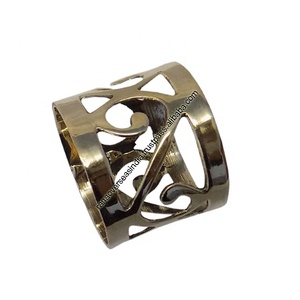 Servilletero de diseño de corte hueco de Metal personalizado más vendido para fiesta de vacaciones, boda, ocasión informal o formal - Product Image 1