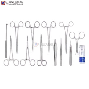 Kit d'instruments chirurgicaux vétérinaires de qualité économique pour la stérilisation des chats, avec manuel pour vétérinaires et médecins - Product Image 2