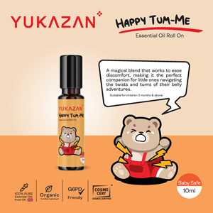 Yukazan Happy Tum-Me Huile Essentielle Roll-On pour Bébé 10ml Arôme Herbal Tous Types de Peau Meilleure Vente en Malaisie Haute Qualité - Product Image 3