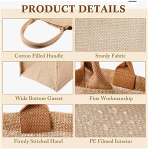 Breathable Jute Bulk <b>Bags</b> for Fresh Produce Grain and Seed Storage Applications - Product Image 3