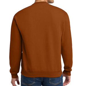 Sweat-shirt à col rond en molleton épais 360 GSM pour homme, avec logo brodé personnalisé, en tissu éponge de qualité supérieure, vierge, vente en gros en vrac - Product Image 2