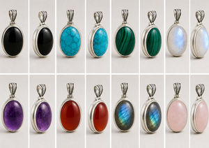 Pendentif en argent sterling naturel fait main de qualité supérieure, bijoux originaux en pierres précieuses, vente en gros, pour femme, meilleur prix, pierre de naissance mai - Product Image 1