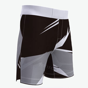 Shorts de boxe Muay Thai personnalisés pour hommes, finition lavée, tissu respirant en polyester/nylon, taille élastique, options de logo et de couleur personnalisés - Product Image 6