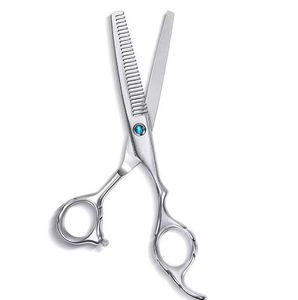 Ensemble de ciseaux de coiffure professionnels avec lames en acier inoxydable et kit de peignes pour usage en salon, nouveau style, kit de barbier aiguisé - Product Image 2