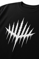 T-shirts décontractés pour hommes en coton 100% imprimé DTF, écologiques, respirants, à séchage rapide, coupe ample, en gros