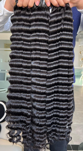 Cheveux humains vierges vietnamiens ondulés océaniques, sans nœuds, sans perte, pas de traitement chimique, tissage ondulé humide pas cher - Product Image 4