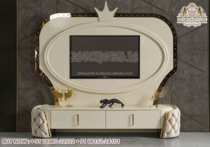 Mueble para TV con Vitrinas a Juego para Sala de Estar, Mueble para TV Clásico con Gabinetes para Muebles para el Hogar, Aspecto Brillante de Nogal, Mueble para TV de EE. UU. - Product Image 2